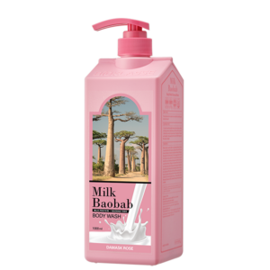MILK BAOBAB BODY WASH DAMASK ROSE 1000ML