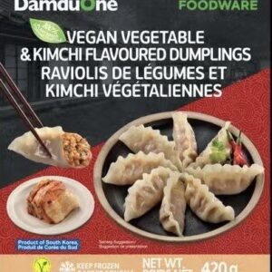 VEGAN VEGETABLE & KIMCHI FLAVOURED DUMPLINGS