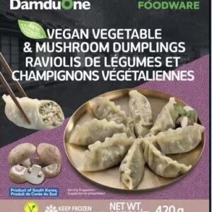 VEGAN VEGETABLE & MUSHROOM DUMPLINGS