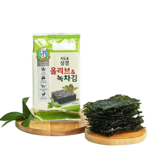 SUNG GYUNG OLIVE & GREEN TEA SEASONED SLICED LAVER 16EA